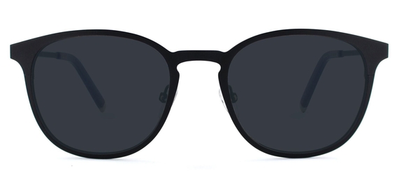 Maxwell_MatteBlack_Front_Sunglasses
