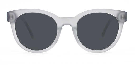 Campbell Frosted Grey with Grey Lenses