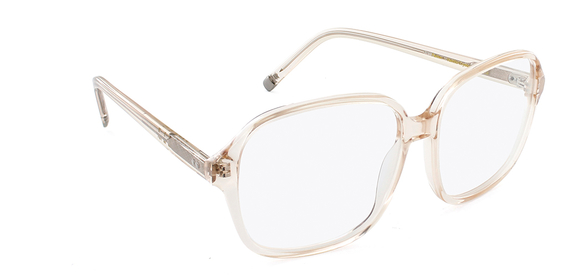 Parker Vanilla Crystal Glasses Side