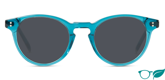 Bell Azure Blue Crystal Sunglasses Front Image