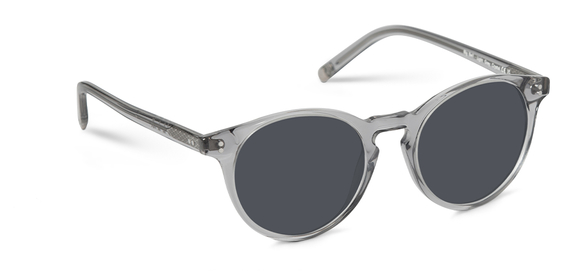 Big Bell Light Grey Crystal Sunglasses Side Image